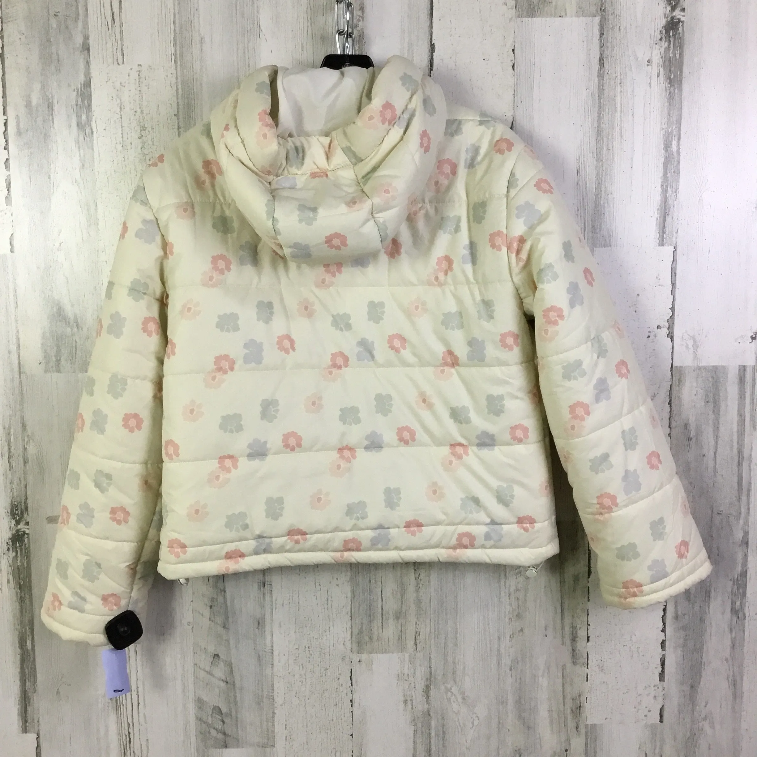 Jacket Puffer & Quilted By Storia In Cream, Size: S