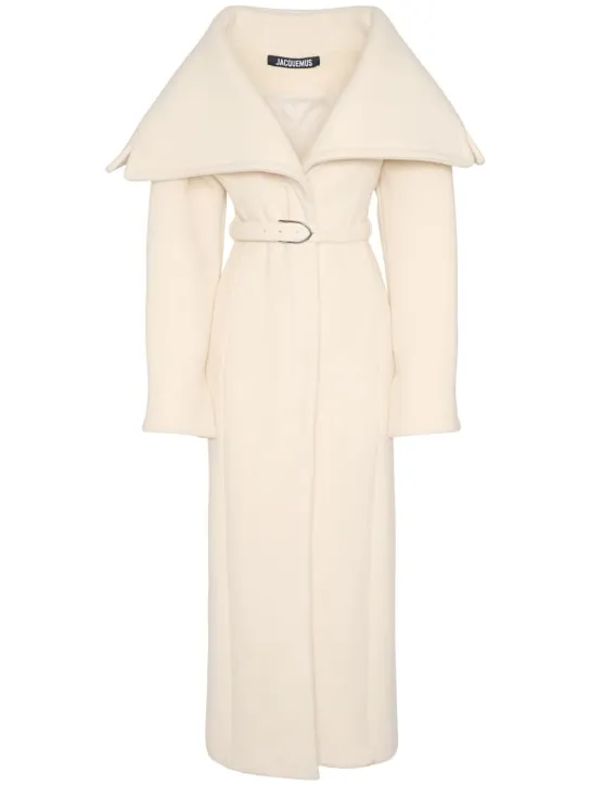 Jacquemus   Le Manteau Caruso wool long coat 