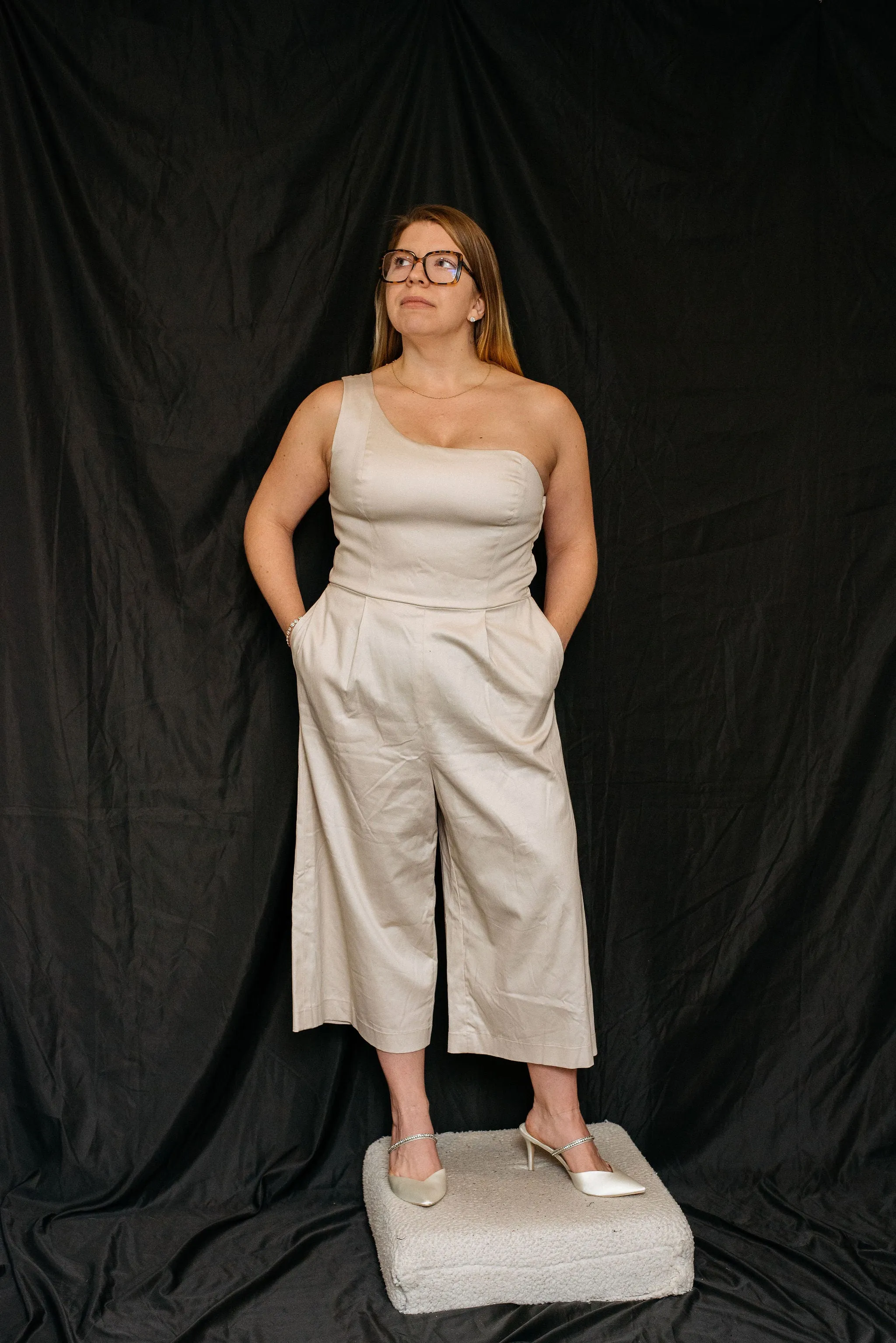Jumpsuit 2314: Truvelle "Senna in PINK" waist 33"