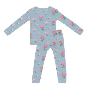 Kyte Baby Long Sleeve Toddler Pajama Set - Peony