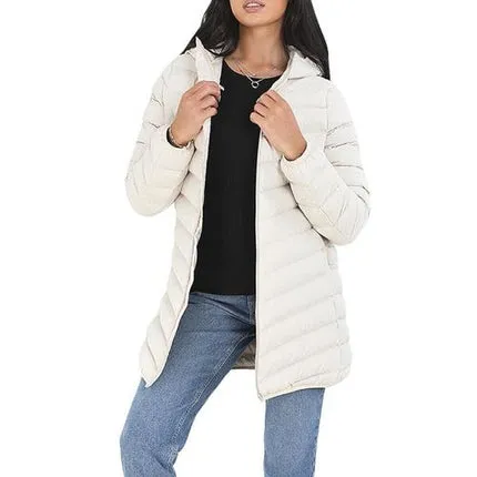 Ladies Brave Soul Grantlong Padded Long Coat