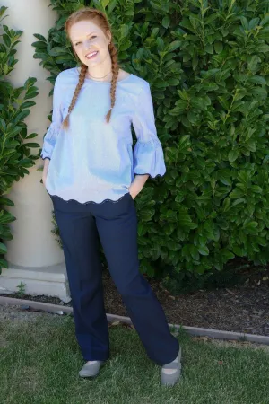 Ladies Flat Front Pant