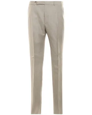 Light Grey Twill Dress Trouser