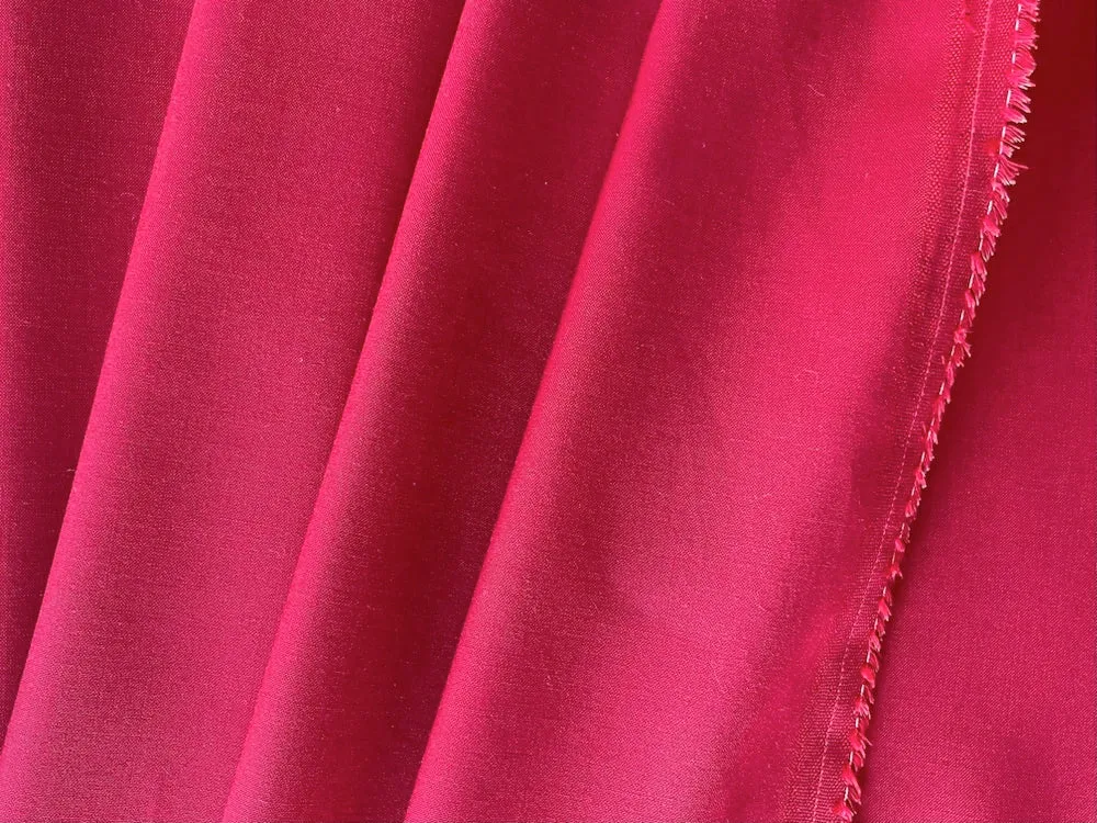 Lighter-Weight Spanish Carmine Woolen (Made in Italy)