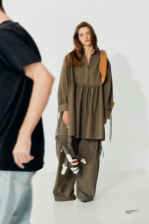 Loretta Dress Khaki