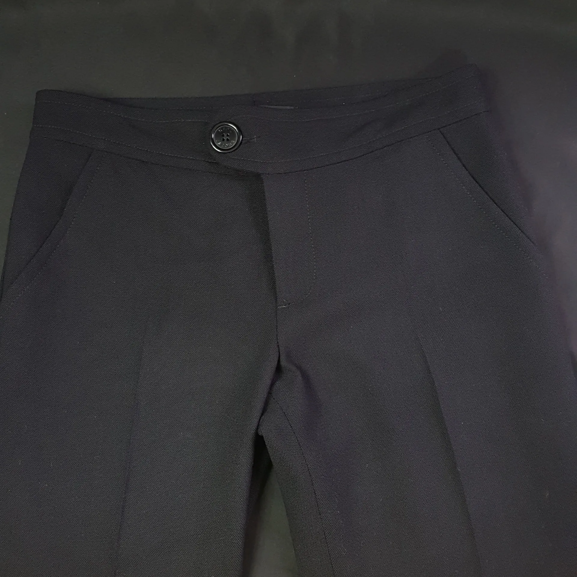 Marc Jacobs Black Wool Trousers Size 6 Petite