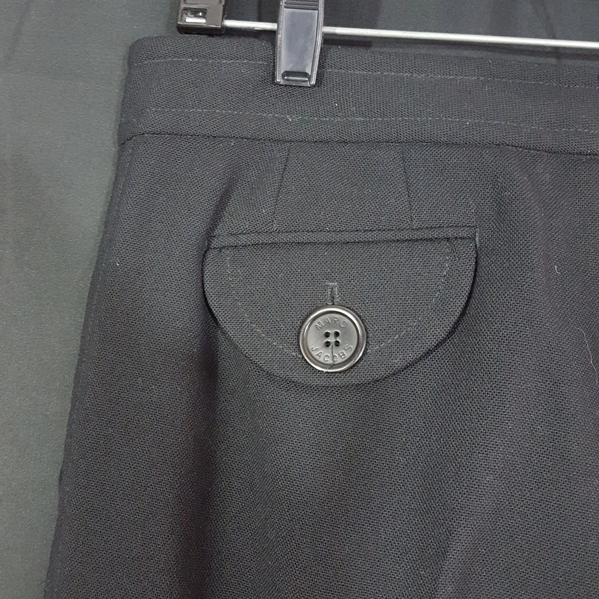 Marc Jacobs Black Wool Trousers Size 6 Petite