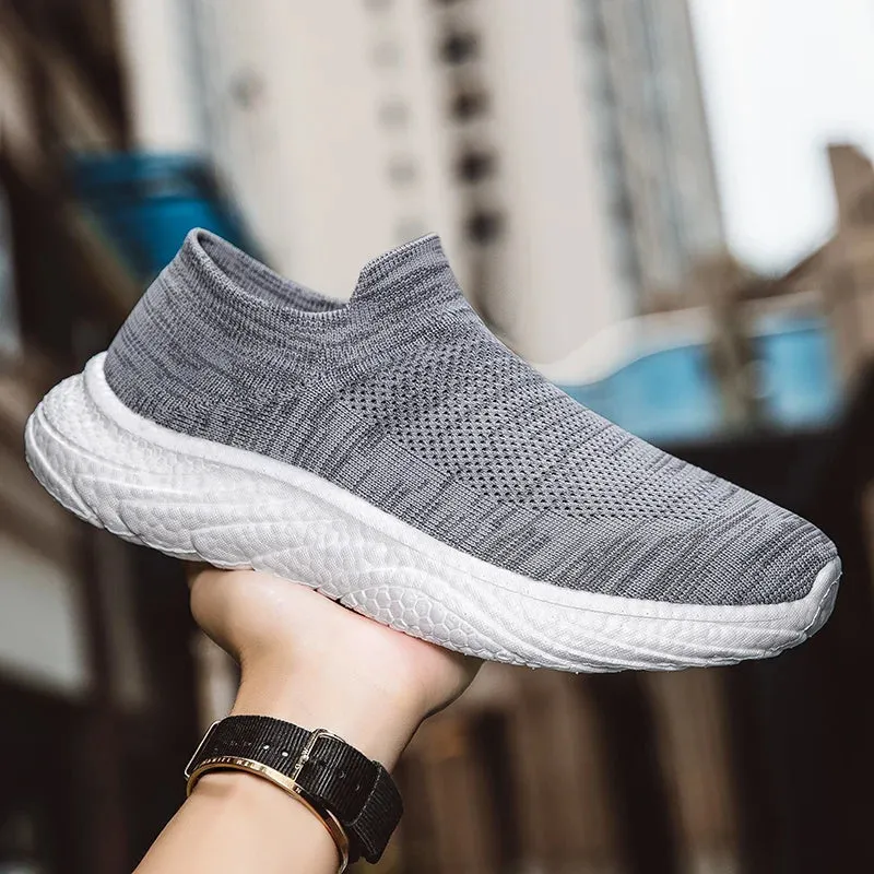 Men's Super Breathable Fly Woven Socks Shoes
