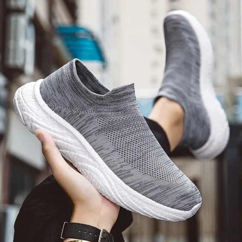 Men's Super Breathable Fly Woven Socks Shoes