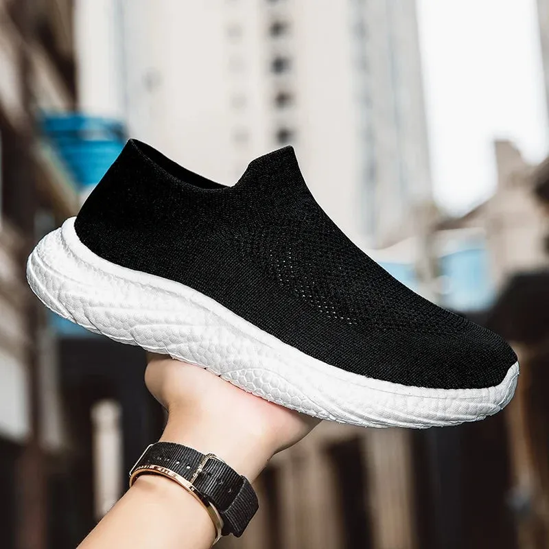 Men's Super Breathable Fly Woven Socks Shoes