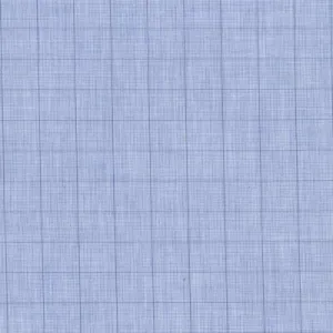 Mid blue Check Fabric Classic Custom Shirt