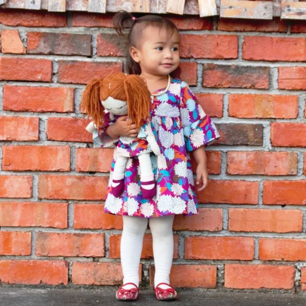 My Little Girl - sweet rag doll (16’’) PDF sewing pattern