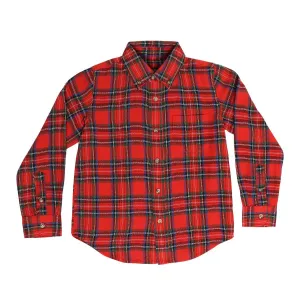 Pedal Red Tartan Plaid Button Down 30297 5008