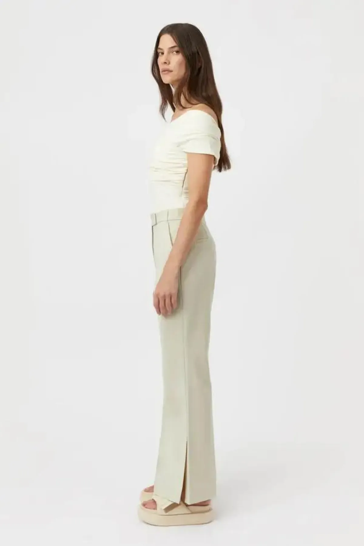 PETRA CROPPED PANT PALE PISTACHIO