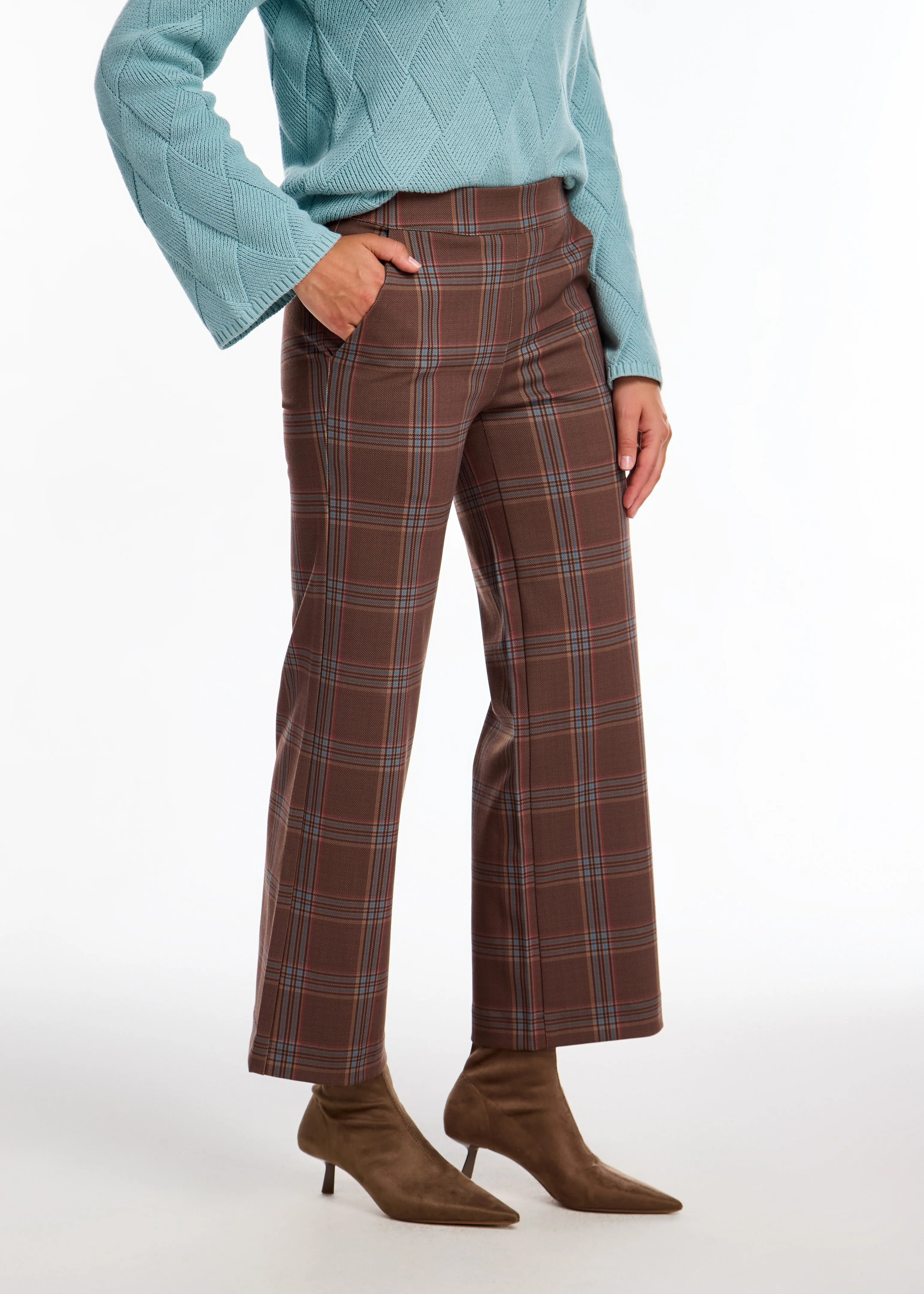 Pull-On Wide Ankle Pants