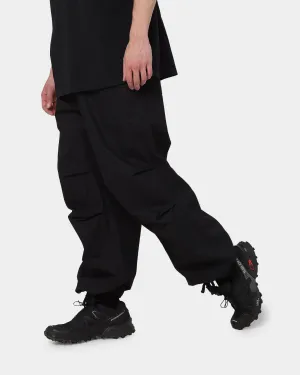 PYRA Oversized Ripstop Pants Black