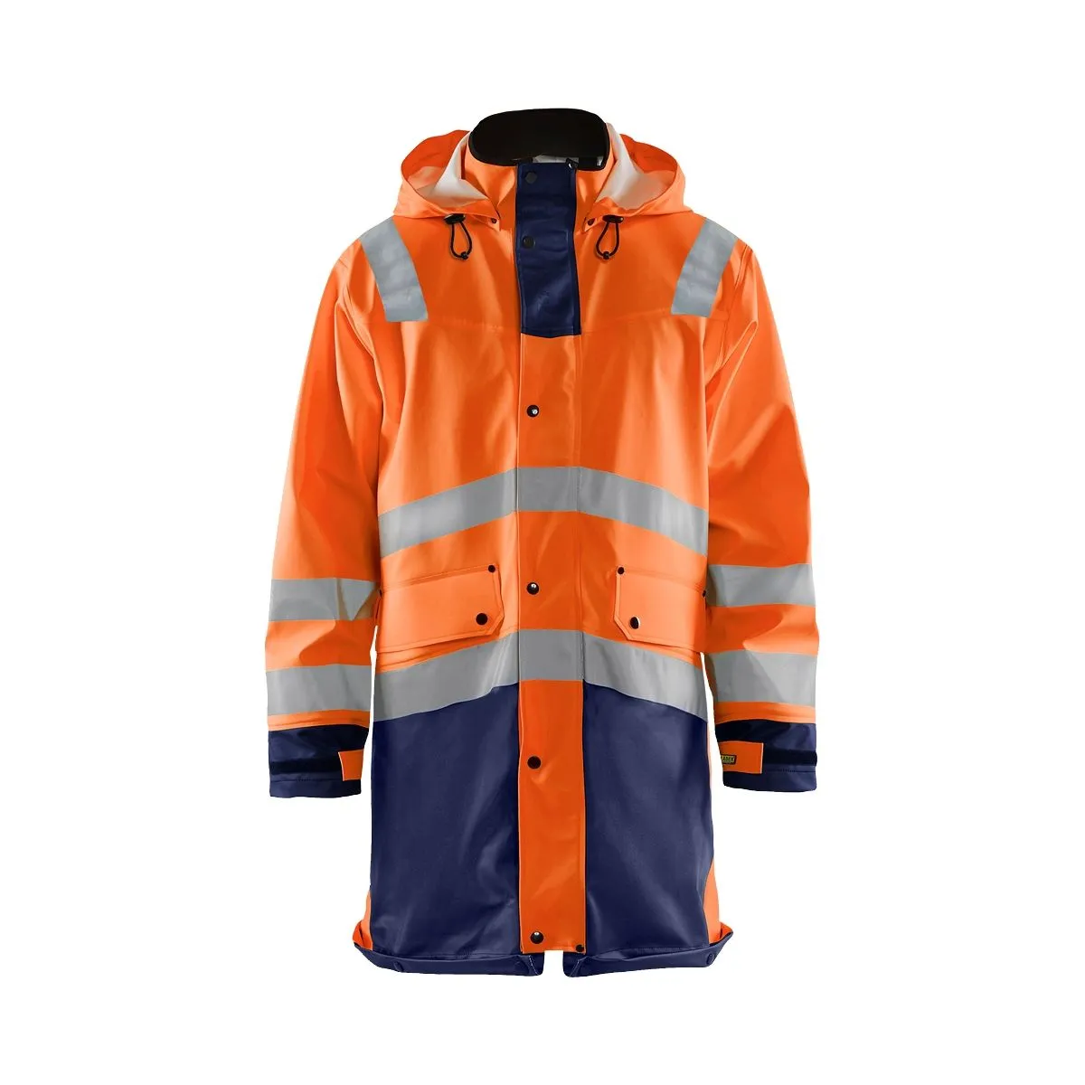 Rain&#x20;Coat&#x20;High&#x20;Vis&#x20;Level&#x20;2&#x20;4306&#x20;High&#x20;Vis&#x20;Rood&#x2F;Zwart&#x20;-&#x20;Bl&#xE5;kl&#xE4;der