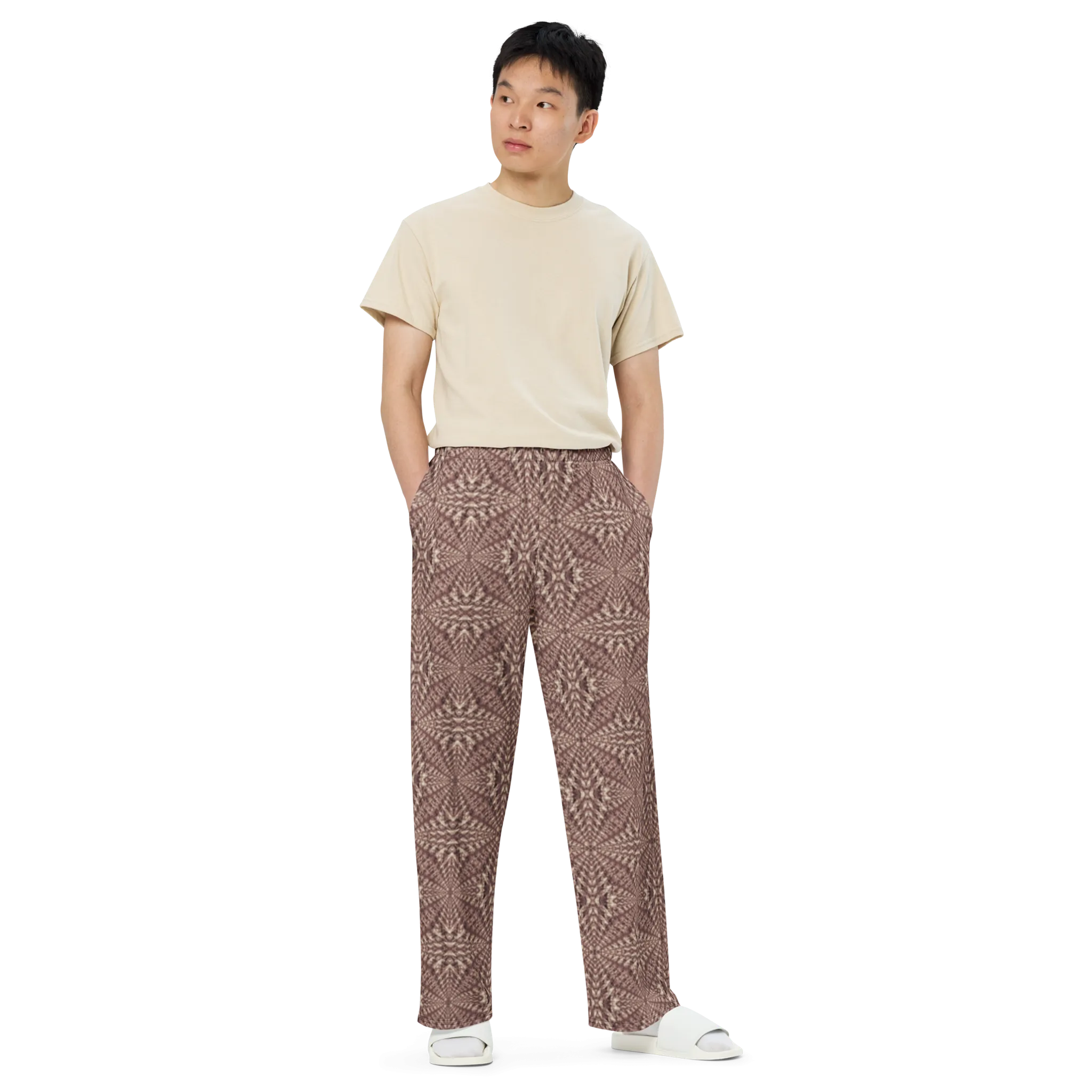 Recursia Fabrique Unknown II Men's Wide Leg Pants In Pink