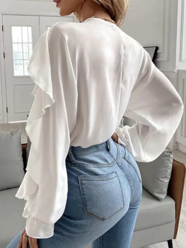 Ruffle Flaire Top
