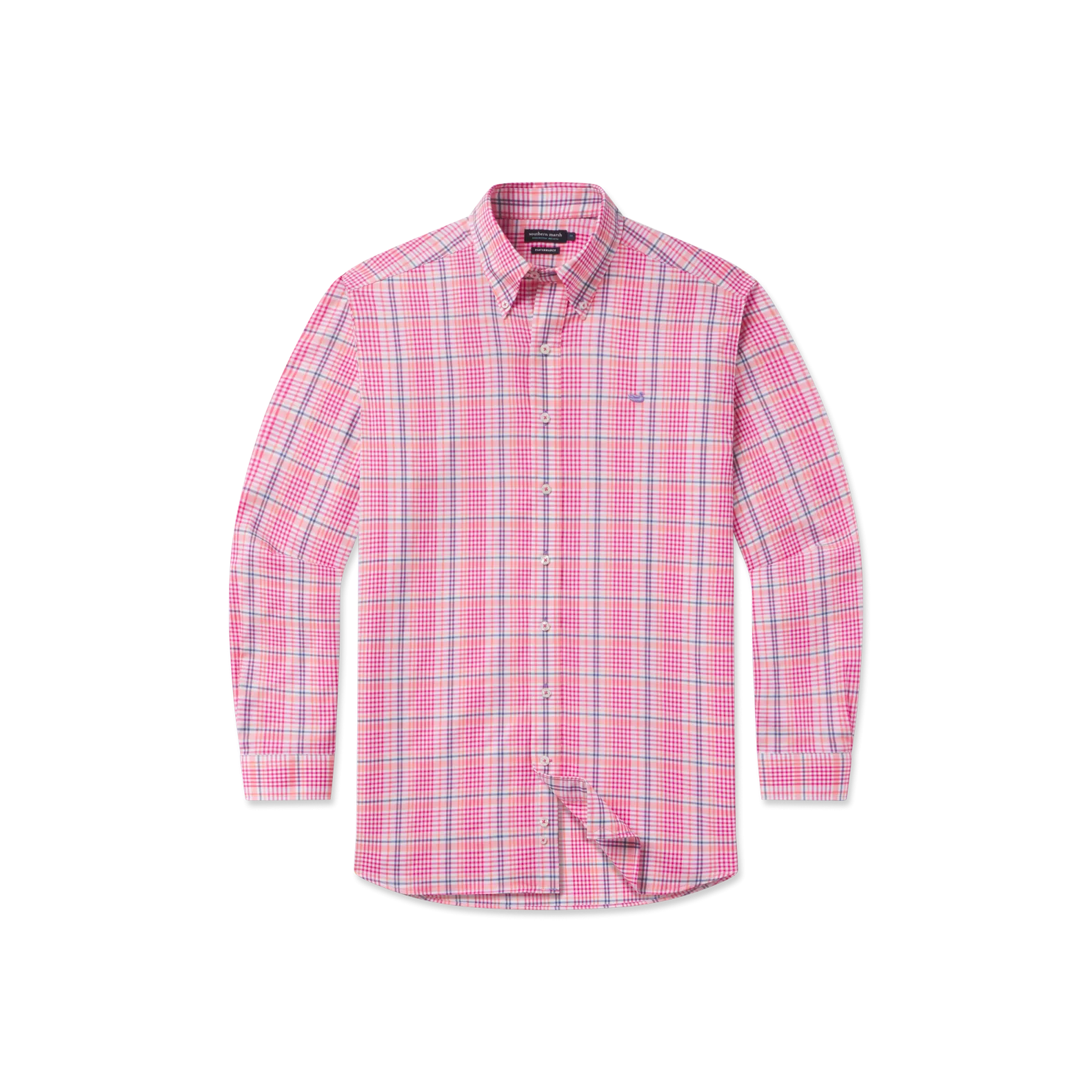 Shores Windowpane Performance Dress Shirt