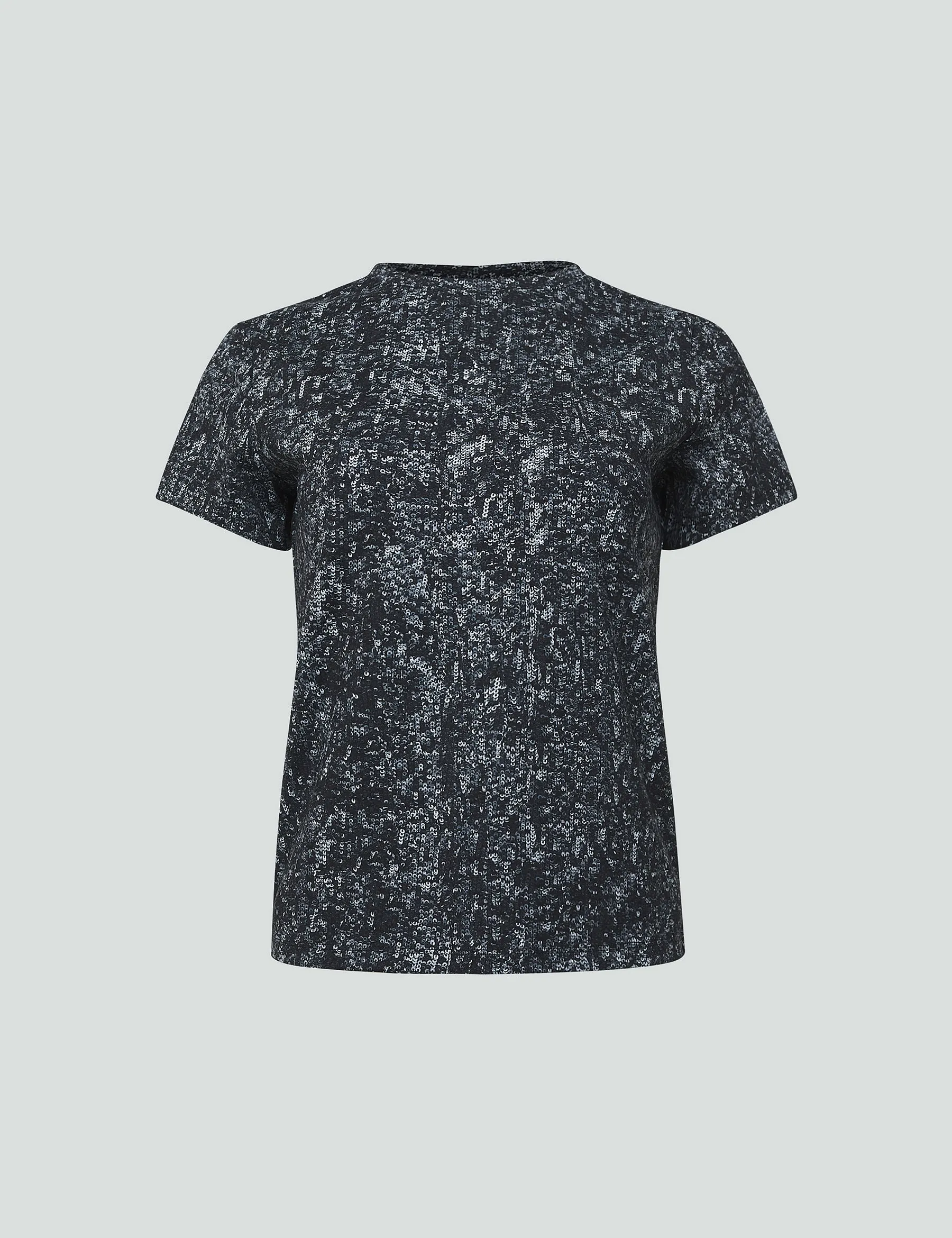 Signature Luxe Tee - Black Diamond
