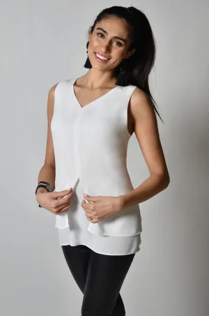 SLEEVLESS BLOUSE