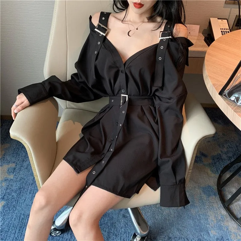 Soft Girl Shirt Dress