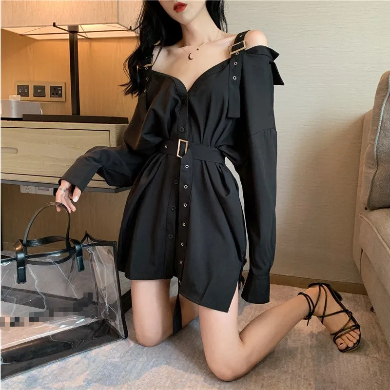 Soft Girl Shirt Dress