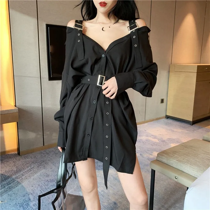 Soft Girl Shirt Dress