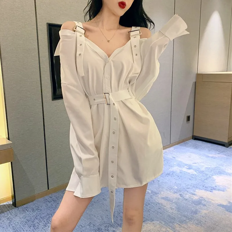 Soft Girl Shirt Dress