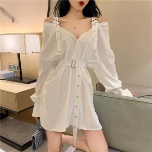 Soft Girl Shirt Dress