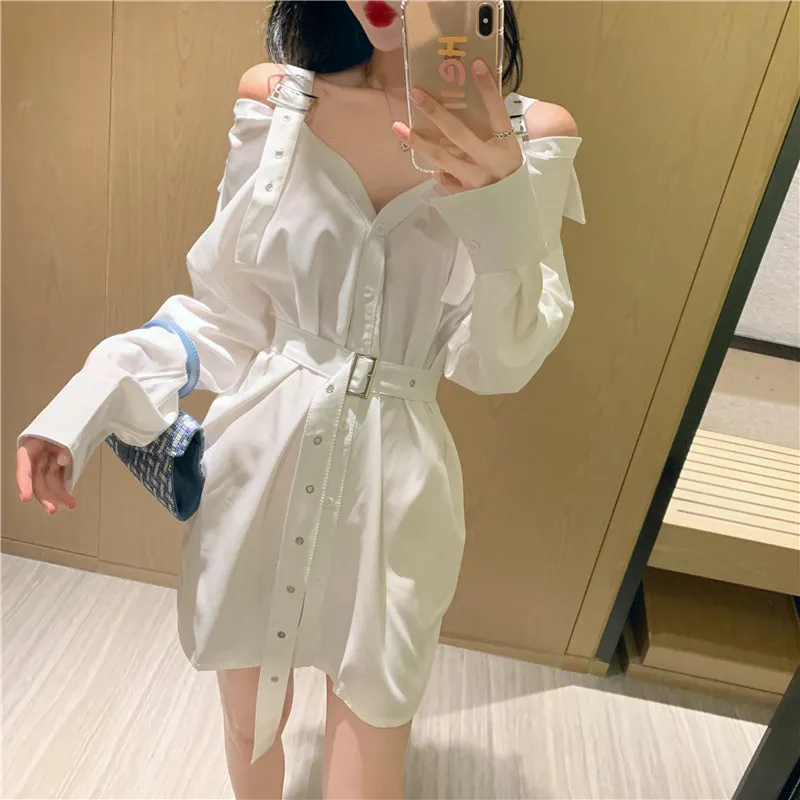 Soft Girl Shirt Dress
