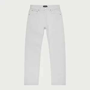 Straight Leg 5 Pocket Denim (White)