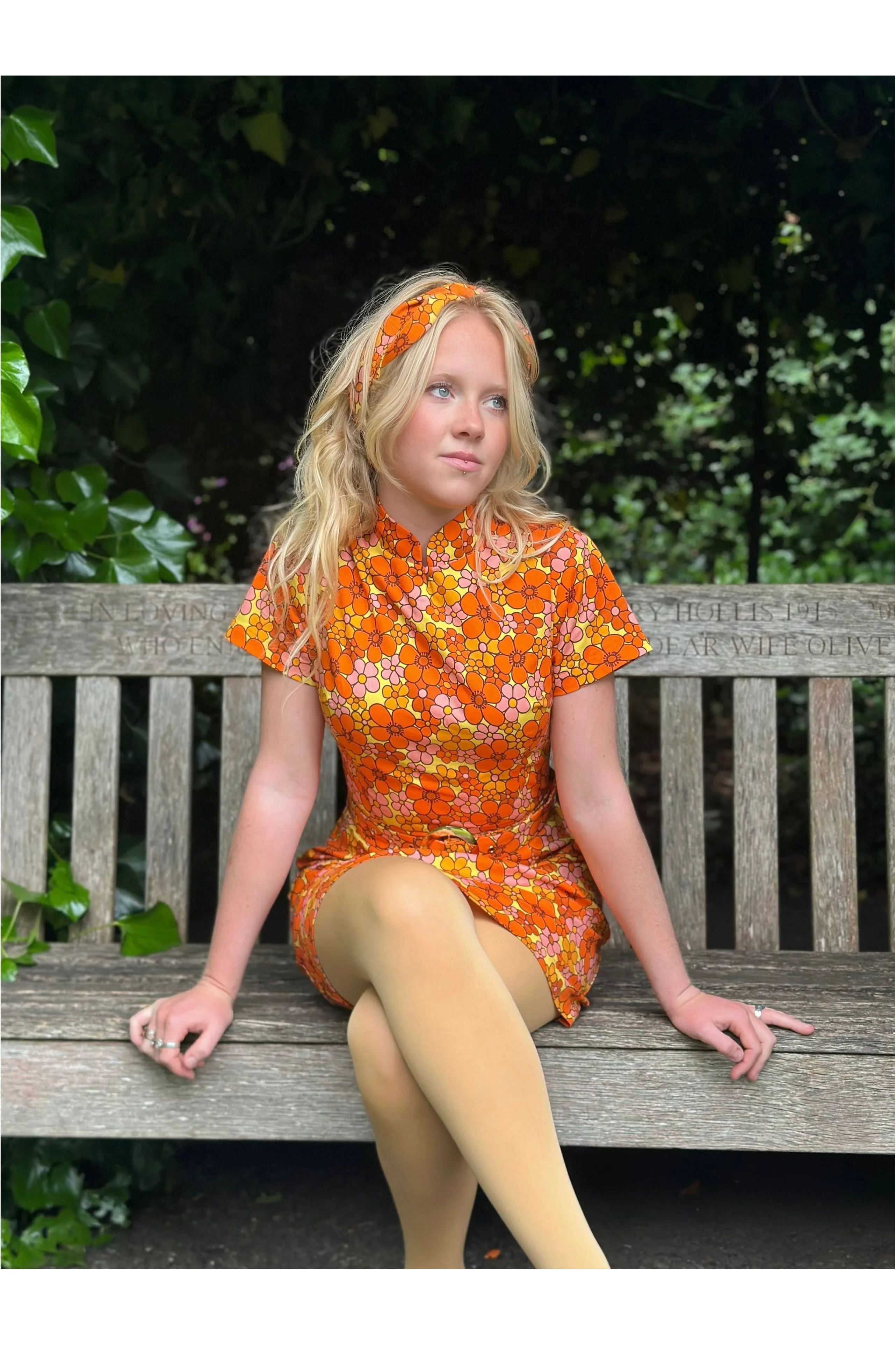 The Chain - Exclusive 'Lulu' California Poppy Pink - Dress