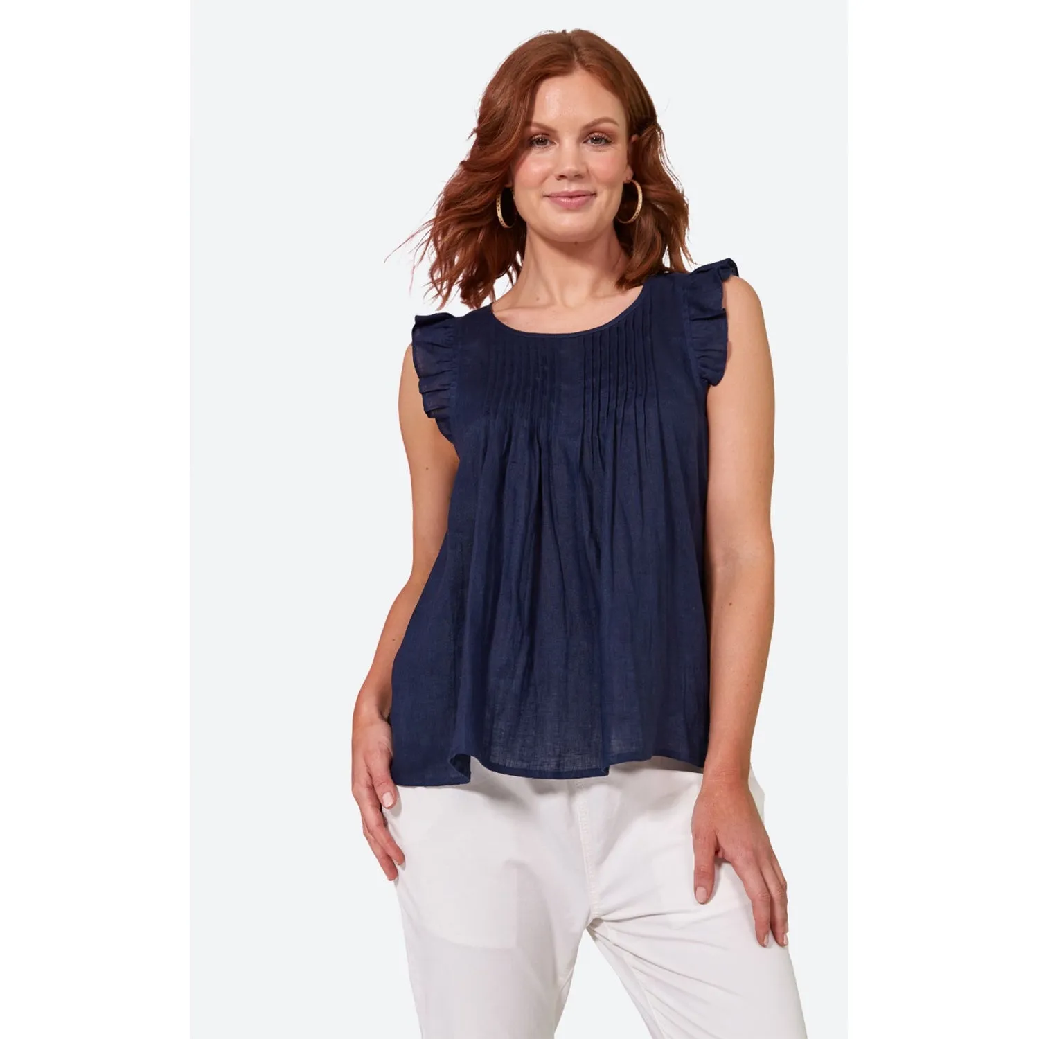 Top La Vie Frill - Sapphire