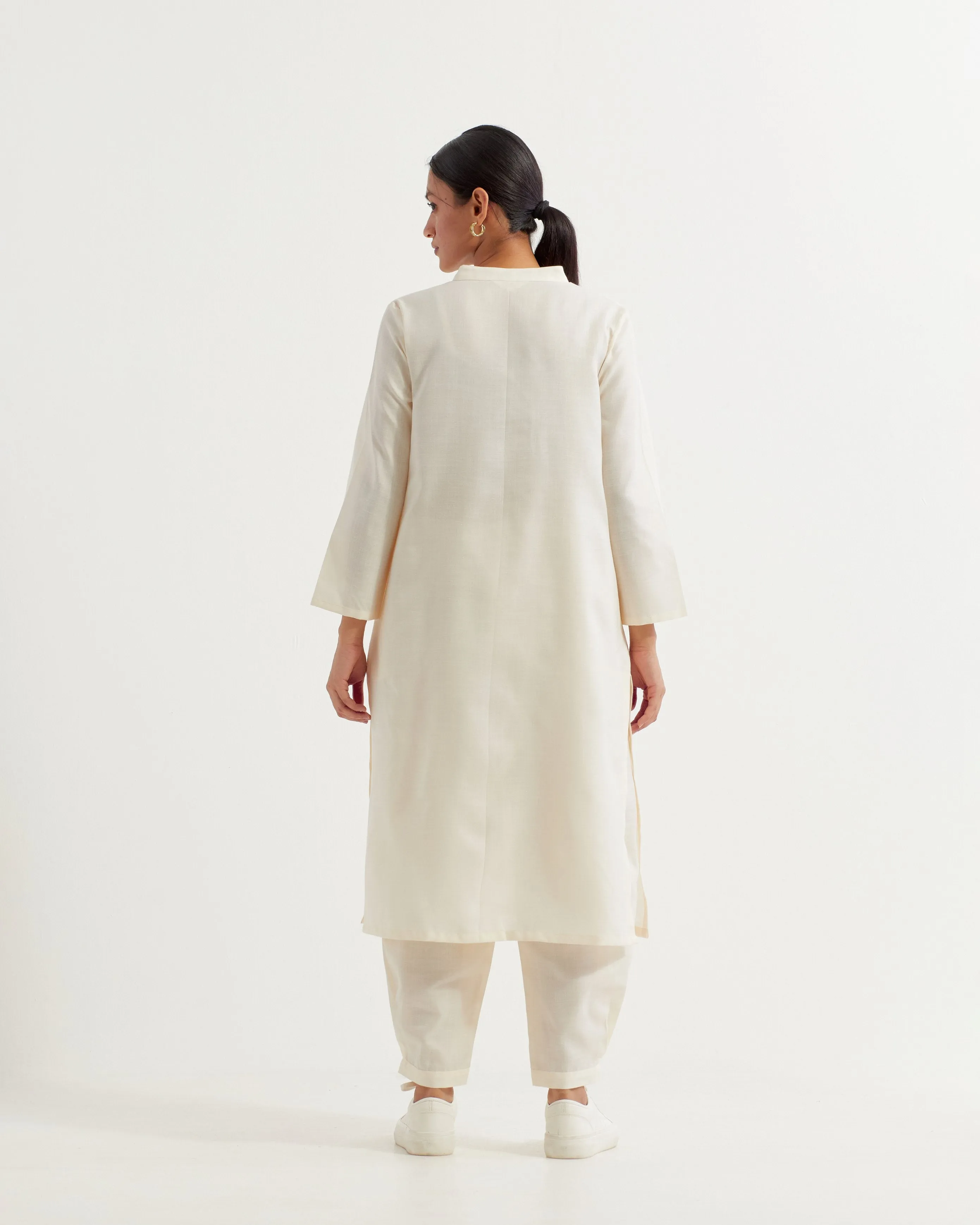 White Boyfriend Co-ord Set (Set of 2)